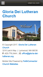 Mobile Screenshot of gloria-dei-lutheran.org
